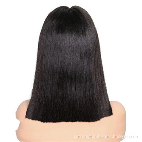 short black synthetic wig bob lace front synthetic wig black woman synthetic wig